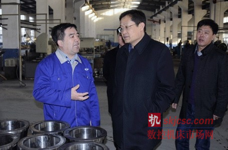 市長趙陽視察金峰軸承 市長趙陽視察金峰軸承